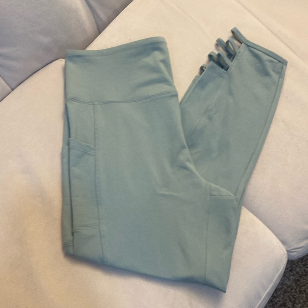 Balance Collection yoga leggings in sage green, L